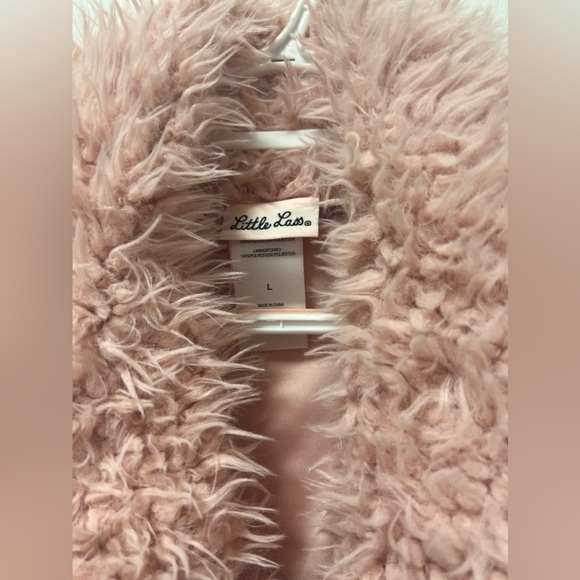 Little Lass • Pink Fuzzy Jacket • Large - Picture 3 of 7